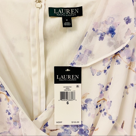 NWT Ralph Lauren | Georgette Cap Sleeve Dr… - Picture 6 of 6